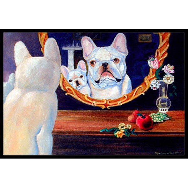 Micasa 24 x 36 in. French Bulldog Indoor Or Outdoor Doormat MI231334 - main